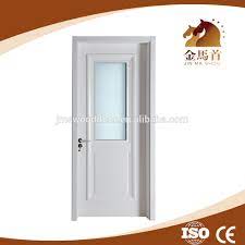 If you are looking for something that is cheap and simple looking, this is the one for your toilet door. Cheap Price And Hot Sale Jms India Mdf Pvc Interior Glass Wood Door Cheap Entry Door Glass Inserts For Bathroom Buy Cheap Entry Door Glass Inserts Pvc Bathroom Plastic Door Bathroom Glass Door Design