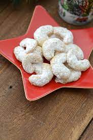 I made some with pecans and substituted pecans for walnuts in the rest and both were very good. Walnut Crescent Cookies M Loves M