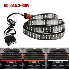 Eeekit Truck Tailgate Light Bar 60 Inch Led Flexible Strip Running Turn Signal Brake Reverse Tail Light For Pickup Trailer Suv Rv Car Towing Vehicle Red White No Drill Walmart Com Walmart Com