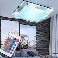 Allied glass & mirror has been meeting the chattanooga area's glass needs since 2001. Rgb Led Ceiling Light With Mirror Glass And Crystal Decor Etc Shop