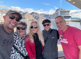 Taking the ferry to Las Palmas to perform tonight. Last night we played to  a sold out theater and an amazing audience in Tenerife. What a fantastic  start of our tour. Thank