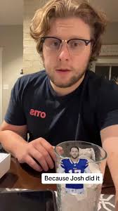 Josh Allen Drink Buffalo Hot Sauce