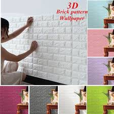 Enjoy free shipping on most stuff, even big stuff. Fdl Fashion Simple 3d Brick Pattern Wallpaper Bedroom Living Room Wallpaper Shopee Thailand