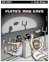 Le Mythe De La Caverne Platon Andy Singer Politicalcartoons Com Plato S Man Cave Color Version English Plato P Nerd Humor Allegory Of The Cave Plato