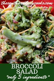 Easy Broccoli Salad The Southern Lady Cooks Easy Broccoli Salad Broccoli Salad Recipe Easy Salad Recipes