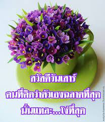 สว สด ว นเสาร ดอกไม ส ม วง ส ม วง อร ณสว สด