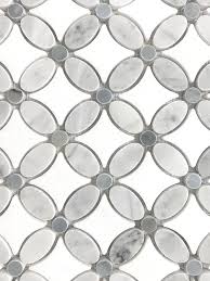 Maybe you would like to learn more about one of these? White Gray Marble Flower Mosaic Tile Backsplash Com