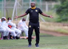 Assistant coaches morgan shivambu and lehlohonolo seema together with goalkeeper. Black Leopards Ready For Cup Final Against Orlando Pirates The Citizen