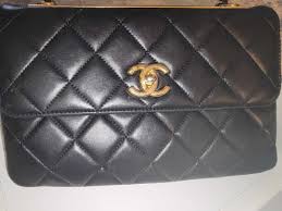 chanel bag authentic black | eBay