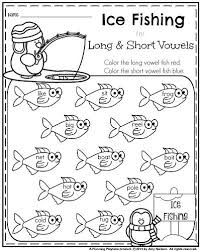 1st Grade Worksheets For January Short Vowel Worksheets Long Vowel Worksheets First Grade Worksheets