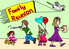 Family reunions provide an opportunity to gather family members from far and wide, renew old relationships, and meet some family choosing games and activities and purchase any supplies you will need you need games and activities for every age. Family Reunion Games