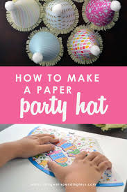 More images for how to make a funny hat out of paper » How To Make A Paper Party Hat Easy Diy Party Hat Tutorial