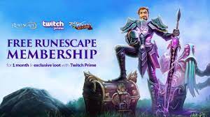We have membership for free. Twitch Prime Members Get A 1 Month Membership To Runescape And Exclusive Loot Twitch Blog