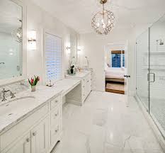 Most people prefer polished tiled or unbroken slabs, with that telltale translucence and subtle veining. The Master Bath Has Marble Detailing Throughout The Countertops And Flooring Are Both White Carr White Marble Bathrooms Marble Tile Bathroom Marble Tile Floor