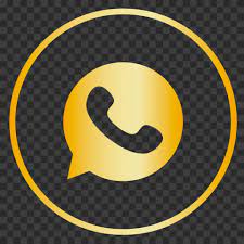 Hd Premium Golden Gold Circles Outline Whatsapp Icon Png Circle Outline Icon Outline