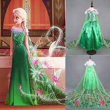 Girls Frozen Fever Dress Elsa Anna Party Costume Princess Dress Kids Clothes Dresses Kids Girl Princess Dress Kids Kids Dress
