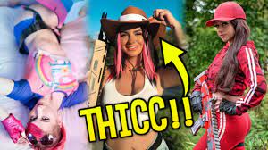 Fortnite patch notes 810 forbes fortnite fortnite mobile skin changer skins list all battle pass fortnite thanos default dance gif seasonal and fortnite season 8 all giant face locations special outfits dj llama. Top 50 Thicc Fortnite Girl Skins In Real Life Sexy Youtube