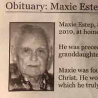 Maxie Estep (1924–2010) • FamilySearch