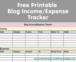 Free Download Blog Income And Expense Tracker Expense Tracker Expense Tracker Printable Business Expense Tracker