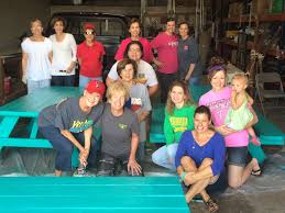 The Church Is About Building Community In Christ And Gathering In Fellowship And The Turquoise Tables Perfectl Turquoise Table Christian Inspiration Turquoise