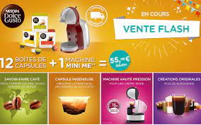 Die kaffeekapselmaschinen von nescafé® dolce gusto®: Machine A Cafe Dolce Gusto Offerte Pour L Achat De 12 Boites De Capsules