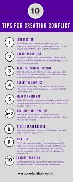 10 Things Every Writers Needs To Know About Conflict Sacha Black Book Writing Tips Writing Tips Creative Writing Tips