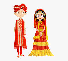 Create indian wedding invitation card online free. Groom Clipart Emoji Bride Indian Wedding Couple Vector Hd Png Download Kindpng