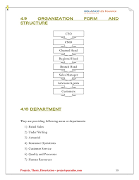 Reliance Communication Organisational Structure College