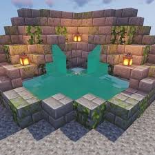 Minecraft Fountain Design Minecraftbuildingideas Minecraft Fountain Design Minecraft Fountain Minecraft Farm Minecraft Architecture