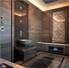 Le carrelage céramique est souvent choisi parce qu'il a vraiment besoin de très peu de maintient. Idee Decoration Salle De Bain Salle De Bains Marocaine Carrelage Mural Marron Fonce A Motifs Orientaux Et V Listspirit Com Leading Inspiration Culture Lifestyle Magazine