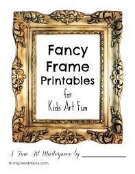 Check spelling or type a new query. Kids Art Gallery Activity Picture Frame Printable B Inspired Mama Kids Art Galleries Fancy Frame Art For Kids
