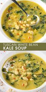Tuscan White Bean Kale Soup Recipe Veggie Society Recipe Soup Recipes Kale Soup Recipes Bean Soup Recipes