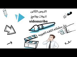 الدخول علي شاشه البرناامج ومعرفه جميع الادوات وحل مشكله الكتابه باللغه العربيه كورس الفيديو سكرايب Youtube