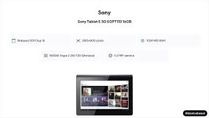 Sony Tablet S 3G SGPT113 16GB Image ...
