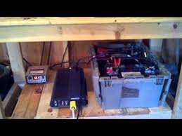Solar Power Setup For My Shed Harbor Freight Solar Panels And Inverter Youtube Solar Energy Diy Diy Solar Panel Renewable Solar