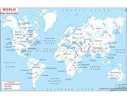 Explore the rivers in the world with this fantastic labelling activity. Buy World River Map Online Download Online World Geography Map Us World Map Geography Map