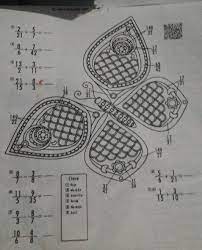Por Favor Tengo Que Colorear La Mariposa Pero Necesito Primero Resolver Estas Fracciones Para Brainly Lat