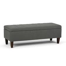 We did not find results for: Simpli Home Monroe Slate Grey Linen Storage Ottoman Bench 3axcot 251 Sgl The Home Depot Upholstered Storage Bench Storage Ottoman Rectangle Storage