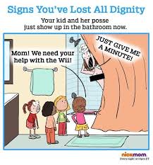Moms Shouldn T Even Bother Trying To Shower Grappig