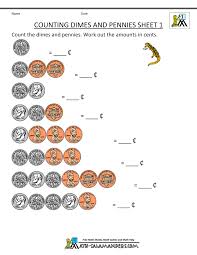Math Place Value Worksheets To 100 Counting Money Worksheets Money Worksheets Pennies Worksheets