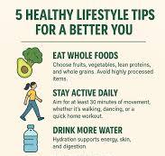 Simple tips for a healthy lifestyle