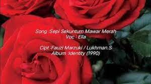Ku berpegang pada janji tercipta. Sepi Sekuntum Mawar Merah Video Lirik Youtube