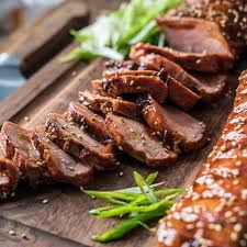 A slice of grilled pork loin is delicious on top of a bowl of brown rice, or in a sandwich with onion jam. Chinese Bbq Pork Char Siu By Julie Madden Recipe Traeger Grills