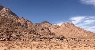 Mount Sinai S Distinct Blackened Peak Jabal Maqla