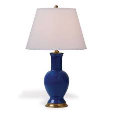 Port 68 Westport Blue Table Lamp With Brass Accents On Backorder Until Early September Blue Table Lamp Lamp Table Lamp
