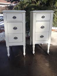 Narrow Nightstands But Lots Of Storage In Some Other Non Hideous Color Perhaps Narrow Nightstand Nightstand Diy Nightstand