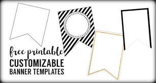 For best results, save the image to your computer before printing. Free Printable Banner Templates Blank Banners Paper Trail Design