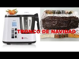 Tronco De Navidad Con Monsieur Cusine Plus Youtube Tronco De Navidad Robot De Cocina Postres Thermomix Recetas