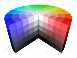 The hsv color wheel sometimes appears as a cone or cylinder, but always with these three components: 3d Color Colors Wheel Representing Hsv Hsb Stock Photo Picture And Royalty Free Image Image 67828029