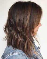 Short brunette bob hairstyle with green highlights. 75 Sexy Long Bob Hairstyles To Try In 2021